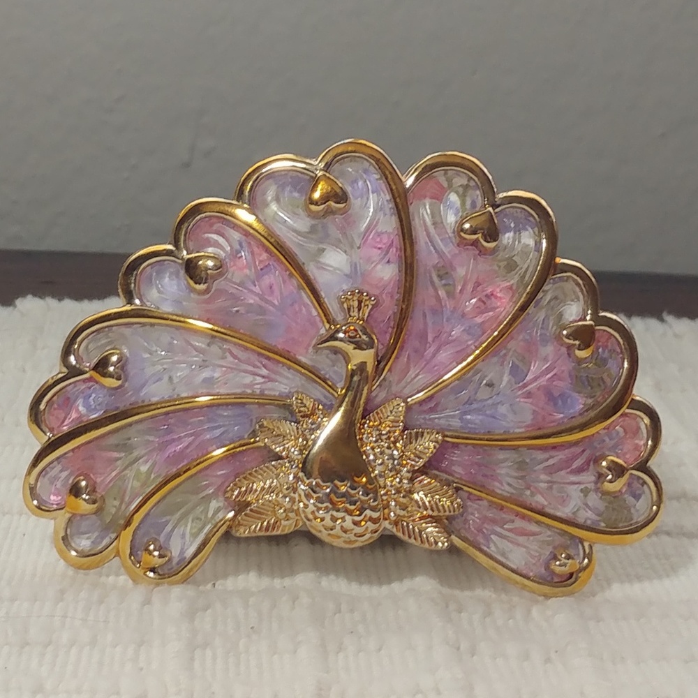 Beautiful Peacock Hair Clip